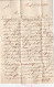 Delcampe - 1828 - Marque Postale 54 AURAY, Morbihan Sur Lettre Pliée Avec Corresp. Vers PARIS - Dateurs En Départ Et Arrivée - 1801-1848: Précurseurs XIX