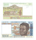 Madagascar  500 + 1000 Francs  UNC - Madagascar