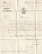 1839 -  Lettre Pliée Avec Correspondance D'ANGERS En Ville - Invitation Du Maire - Cachet Municipal Au Verso - 1801-1848: Vorläufer XIX