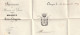 1839 -  Lettre Pliée Avec Correspondance D'ANGERS En Ville - Invitation Du Maire - Cachet Municipal Au Verso - 1801-1848: Precursors XIX