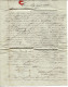 1848  TARARE (Rhone) Cotton Fils & Soulez Lacaze Pour Osseja  Llanas Fr. V.SCANS - 1800 – 1899