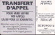 F275g - 11/1992 - TRANSFERT D'APPEL " Plage " - 50 GEM (Iso) - 1992