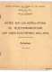 3  Manuels - S.N.C.F - Région EST - V.B -  Principes élémentaires Et Notes Sur Les Installations De Télécommunications. - Railway & Tramway