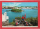 ANTILLES  Bermuda Paget Parish Bostock Hill  CPM Animation Mobylette  Bleu Ciel  état Impeccable  N° 2BDA1 - Bermuda