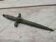 Delcampe - Ancien Ouvre Lettre Bronze Forme Dague Tête De Bouc Pompéi Bacchus - Brieföffner