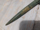 Delcampe - Ancien Ouvre Lettre Bronze Forme Dague Tête De Bouc Pompéi Bacchus - Letter-opener