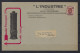 Nr. 334 Op Postkaart Met Reclame L'INDUSTRIE S.A. LEVAL - TRAHEGNIES ; Details & Staat Zie 2 Scans !    LOT 203 - Typos 1929-37 (Lion Héraldique)