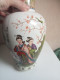 Delcampe - Vase Ancien Asiatique Hauteur 32 Cm Diamètre 17 Cm - Vasi