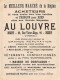 Image        49         Devinette  .Maison Du Louvre Niort   .Le Coq. Où Est  Juda?      11x8.5    (voir Scan) - Sonstige & Ohne Zuordnung