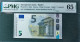 5 EURO SPAIN 2013 LAGARDE V016C5 VC SC FDS UNC. PERFECT PMG 65 EPQ NICE NUMBER - 5 Euro