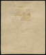 O FRANCE - Poste - 5, Bloc De 4, Aminci Sur Les 2 Ex. Du Haut + Réparé Verticalement à Droite, Certificat Calves: 40c. O - 1849-1850 Ceres