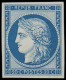 ** FRANCE - Poste - 8f, Réimpression De 1862, Signé: 20c. Bleu - 1849-1850 Cérès