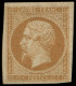 * FRANCE - Poste - 13B, Type II, Signé Roumet: 10c. Brun-clair - 1853-1860 Napoleon III