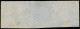 O FRANCE - Poste - 14Ai, Bande De 3 Avec Filet D'encadrement à Droite Et Voisin à Gauche, PC 3721, Signé Miro: 20c. Bleu - 1853-1860 Napoleon III