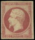 * FRANCE - Poste - 17Ab, Bel Exemplaire, Signé + Certificat Calves: 80c. Carmin-rose - 1853-1860 Napoléon III.