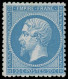 ** FRANCE - Poste - 22, Signé Calves Et Scheller: 20c. Bleu - 1862 Napoleon III