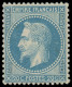 ** FRANCE - Poste - 29A, Type I, Signé Roumet Et Scheller:  20c. Bleu - 1863-1870 Napoléon III Lauré