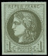 ** FRANCE - Poste - 39A, Report I, Signé Scheller, Belles Marges: 1c. Olive - 1870 Emission De Bordeaux