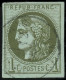 O FRANCE - Poste - 39B, Report 2, Obl Cachet à Date: 1c. Olive - 1870 Emission De Bordeaux