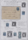 Delcampe - LOT FRANCE - Poste - 60, étude Sur Détachés Multiples, Lettres, Dont "grande Cassure", à étudier - 1871-1875 Ceres