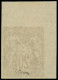 ** FRANCE - Poste - 67a, Non Dentelé, Cdf, Signé Brun, TB: 20c. Brun-lilas - 1876-1878 Sage (Typ I)