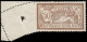 * FRANCE - Poste - 120d, Non Dentelé Sur Un Coté + Piquage Oblique, Bdf: 50c. Merson (Spink) - Unused Stamps