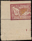 ** FRANCE - Poste - 121, Curieux Piquage à Cheval, Superbe: 1f. Merson - Unused Stamps