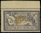 ** FRANCE - Poste - 122b, Centrage Courant, Signé Scheller, Bdf: 2f. Violet Foncé Et Jaune - Unused Stamps