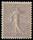 ** FRANCE - Poste - 133, Signé Scheller, Tb: 30c. Lilas - Unused Stamps