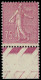 ** FRANCE - Poste - 202a, Type II, Signé Scheller, Bdf, Tb: 75c. Lilas-rose - Unused Stamps