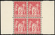 ** FRANCE - Poste - 216, Bloc De 4 Dont 216b, Issu Du Bloc:  5f. Exposition De Paris - Unused Stamps