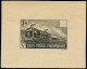 EPA FRANCE - Colis Postaux - 182, épreuve D'artiste En Noir, Sur Bristol: (3.50) Locomotive - Mint/Hinged