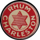 FP FRANCE - Timbres Monnaie - 137, 5c. Semeuse Vert, Fer Peint, Fond Rouge: "Rhum Charleston" - Autres