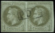 O COLONIES GENERALES - Poste - 7, Paire Bien Margée + Cachet "PD": 1c. Olive - Otros & Sin Clasificación