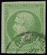 O COLONIES GENERALES - Poste - 8, Oblitéré Cochinchine, Belles Marges: 5c.vert-jaune - Napoléon III.