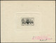 EPA AFRIQUE OCCIDENTALE - Poste - 33, épreuve En Noir, Cachet "Bon à Tirer 18/2/46" + Contrôle & Signature: 2f. Fontaine - Sonstige & Ohne Zuordnung