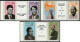 ** CAMEROUN - Poste Aérienne - 151/54B, 3 Triptyques Surcharge Renversée: Kennedy, Gandhi - Airmail