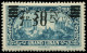 * GRAND LIBAN - Poste - 78b, Double Surcharge: 7pi.50 S. 2pi.50 Bleu - Neufs