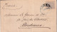 Lettre  De Madrid  1887 Vers Bordeaux - Altri & Non Classificati