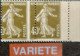 R1118/204 - 1924/1926 - TYPE SEMEUSE CAMEE - (PAIRE) - N°193 (I) NEUFS** BdF - SUPERBE VARIETE >>> Piquage à Cheval - Neufs
