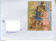 GREECE : OLD FRESCO, Block On Cover Circulated To ROMANIA #726004460 - Registered Shipping - Covers & Documents