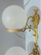 Delcampe - - BELLE PAIRE De LAMPES APPLIQUES BRONZE Et GLOBES Verre Givré Déco XXe    E - Lighting & Lampshades