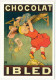 CPM -  Chocolat IBLED - Reproduction D'affiche Ancienne OGE - Bibliothèque Forney Ville De Paris - Publicidad