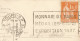FRANCE - VARIETY &  CURIOSITY - SHIFTED DAY/ MONTH IN DATE BLOCK OF FLIER PMK  " TOURS R.P. /EXPOSITION 1937 " - 1937 - Cartas & Documentos