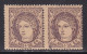 1870 - España - Edifil 102 - Efigie Alegorica De España - Pareja Horizontal -  MNH - Unused Stamps