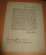 ETIENNE-JEAN BOUCHU Autographe Signé 1697 INTENDANT GRENOBLE IMPOTS TAILLE - Historische Personen