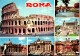 45553 - Italien - Rom , Mehrbildkarte - Gelaufen 1971 - Panoramische Zichten, Meerdere Zichten