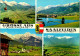 45482 - Salzburg - Saalfelden , Steinernes Meer , Ritzensee , Maria Alm , Kitzsteinhorn , Mehrbildkarte - Gelaufen 1978 - Saalfelden