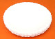 5 Assiettes Plates  Arcopal France   Couleur : Blanc Lait  Modèle Feston - Plates