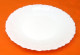 5 Assiettes Plates  Arcopal France   Couleur : Blanc Lait  Modèle Feston - Plates